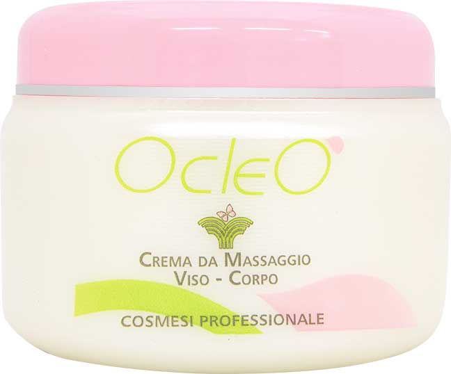 Ocleò Crema da Massaggio Viso e Corpo 500 ml