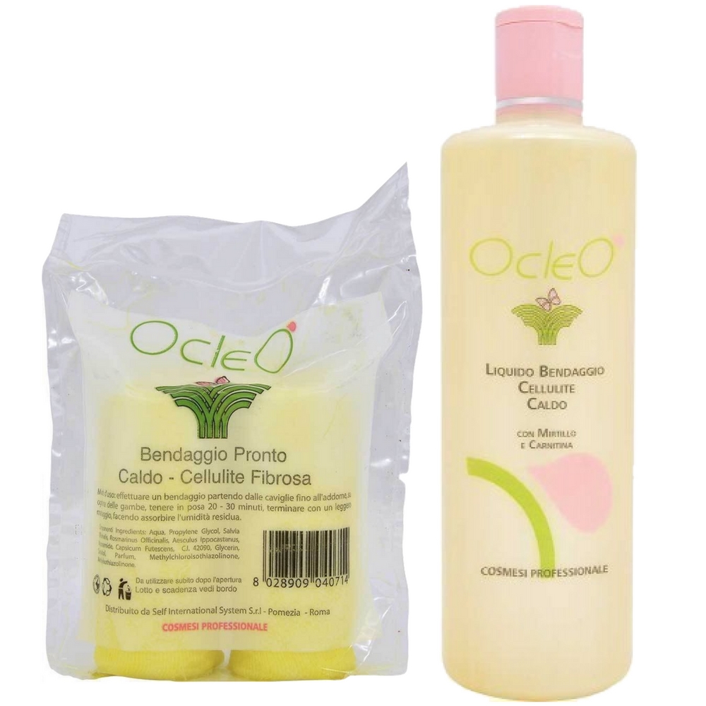 Ocleo Kit Bendaggio a caldo Anticellulite