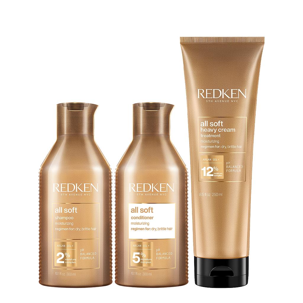 Redken All Soft Rituale Rimedio Capelli Secchi Doppia Idratazione
