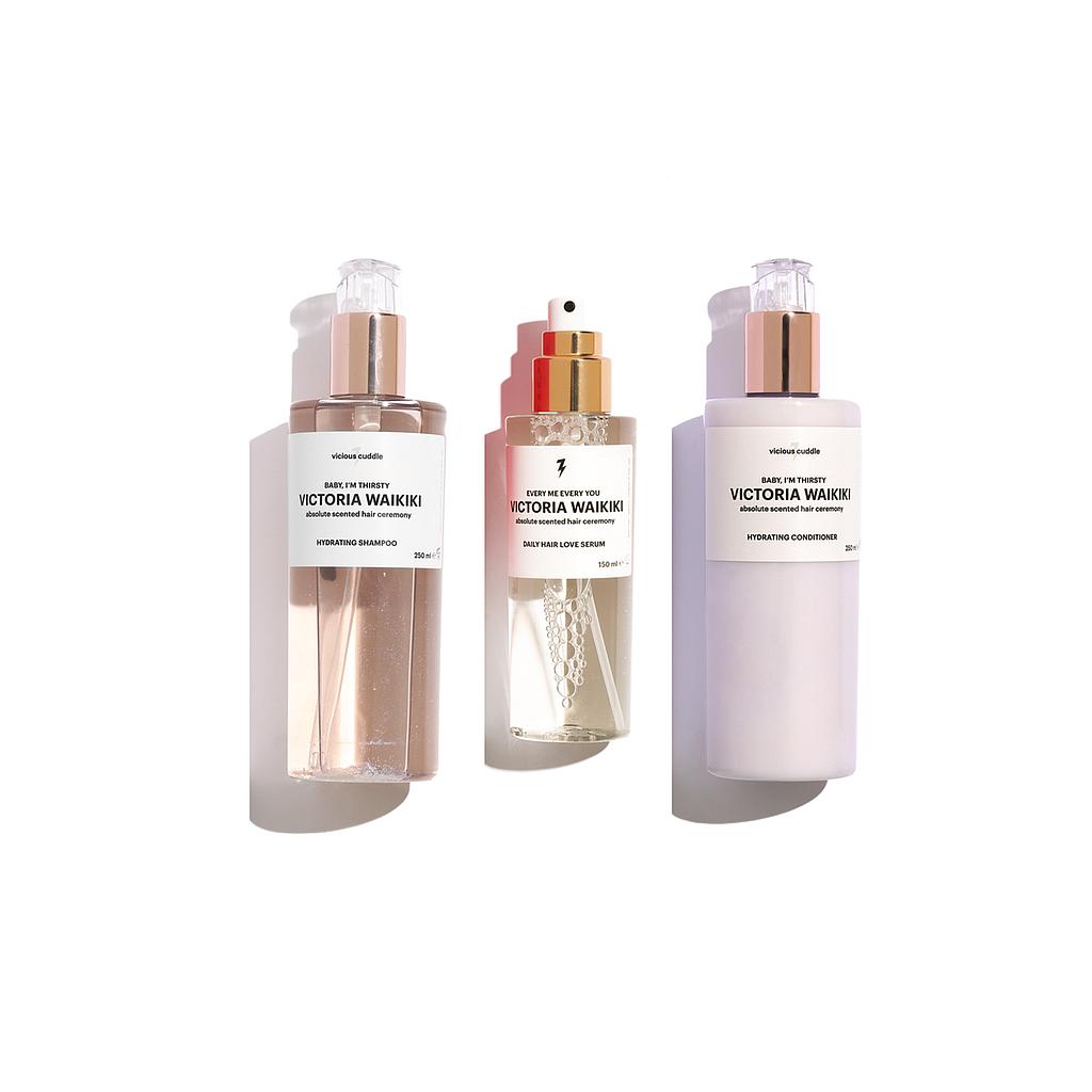 Victoria Waikiki Cerimonia Idratante Shampoo + Conditioner + Siero