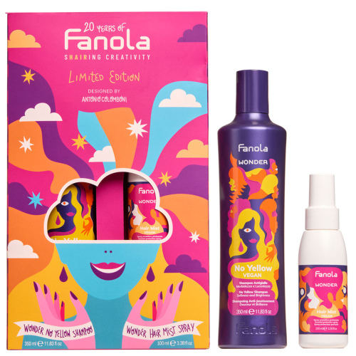 Fanola No Yellow 350 ml + Hair Mist 100 ml Limited Edition By Antonio Colomboni