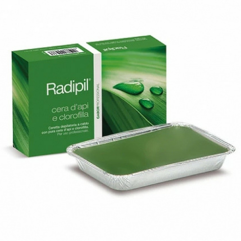 Radipil Ceretta Depilatoria a Caldo Professionale con Cera d'api e Clorofilla