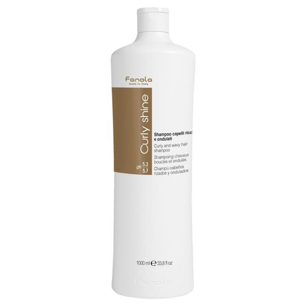 Fanola Curly Shine Shampoo Capelli Ricci e Ondulati 1000 ml