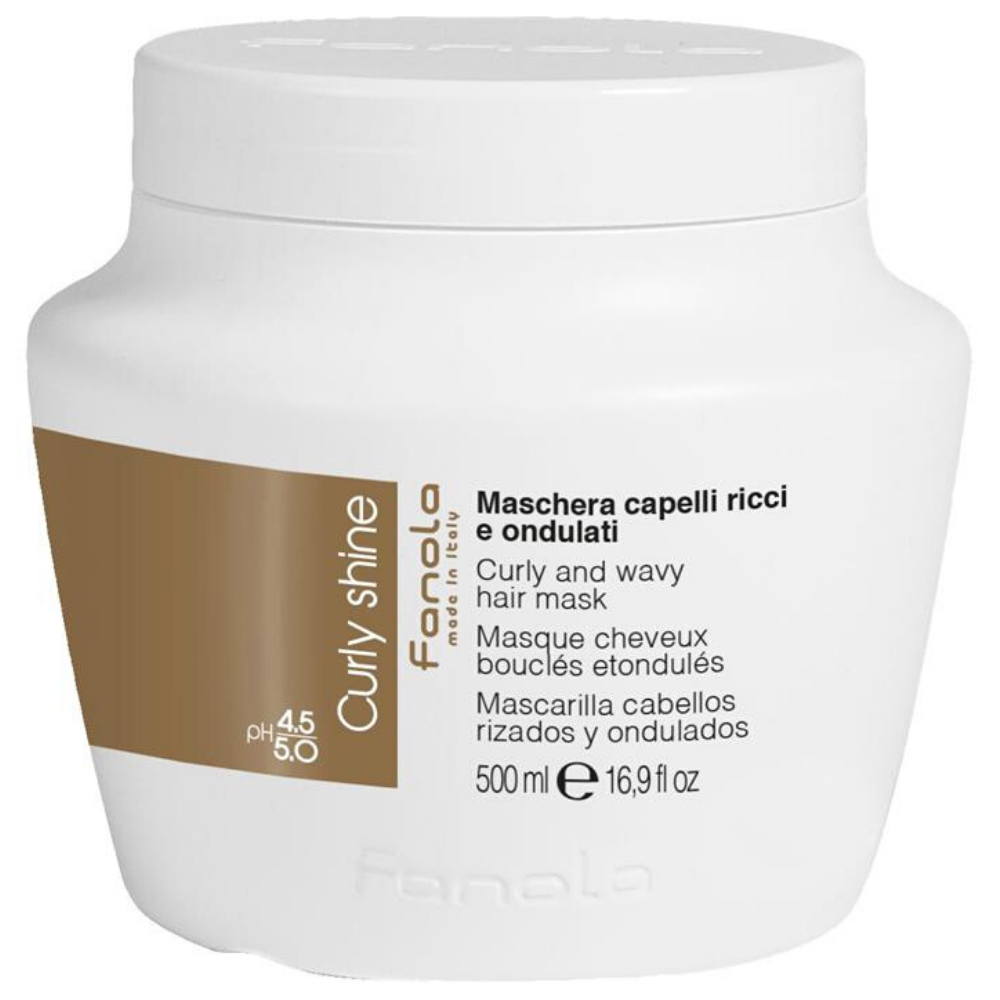 Fanola Curly Shine Maschera Capelli Ricci e Ondulati 500 ml