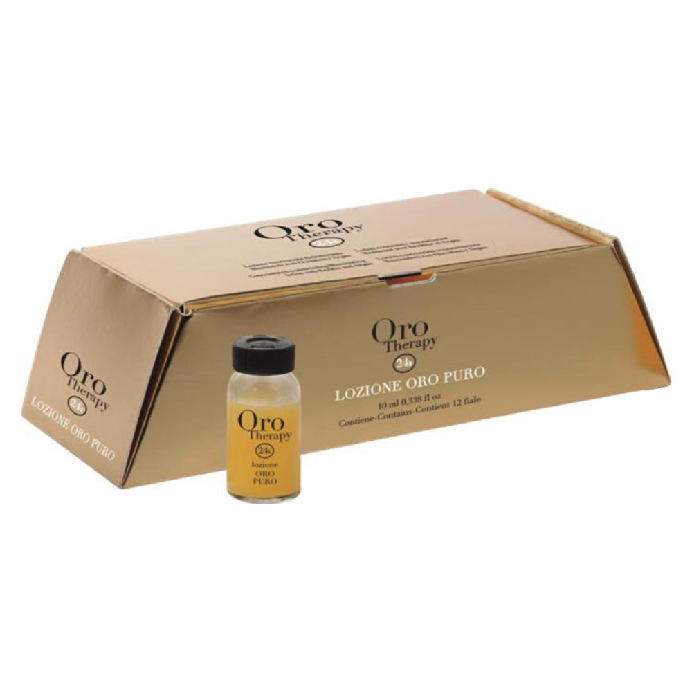 Fanola Oro Therapy Lozione Concentrata Ristrutturante Illuminante 12 x 10 ml