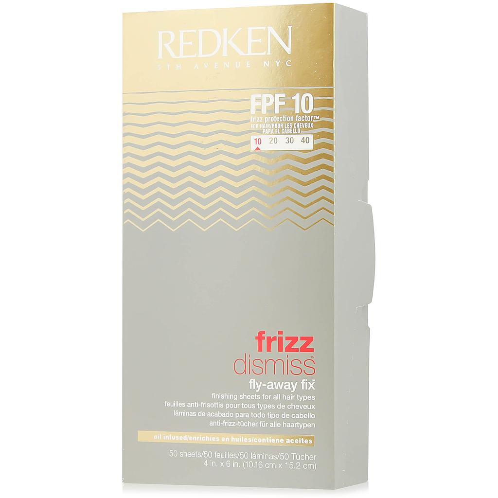 Redken Frizz Dismiss Flyaway Fix Sheets 10 PFP 50pz