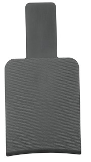 Spatola per meches piatta senza pettine nera plastica - Sibel