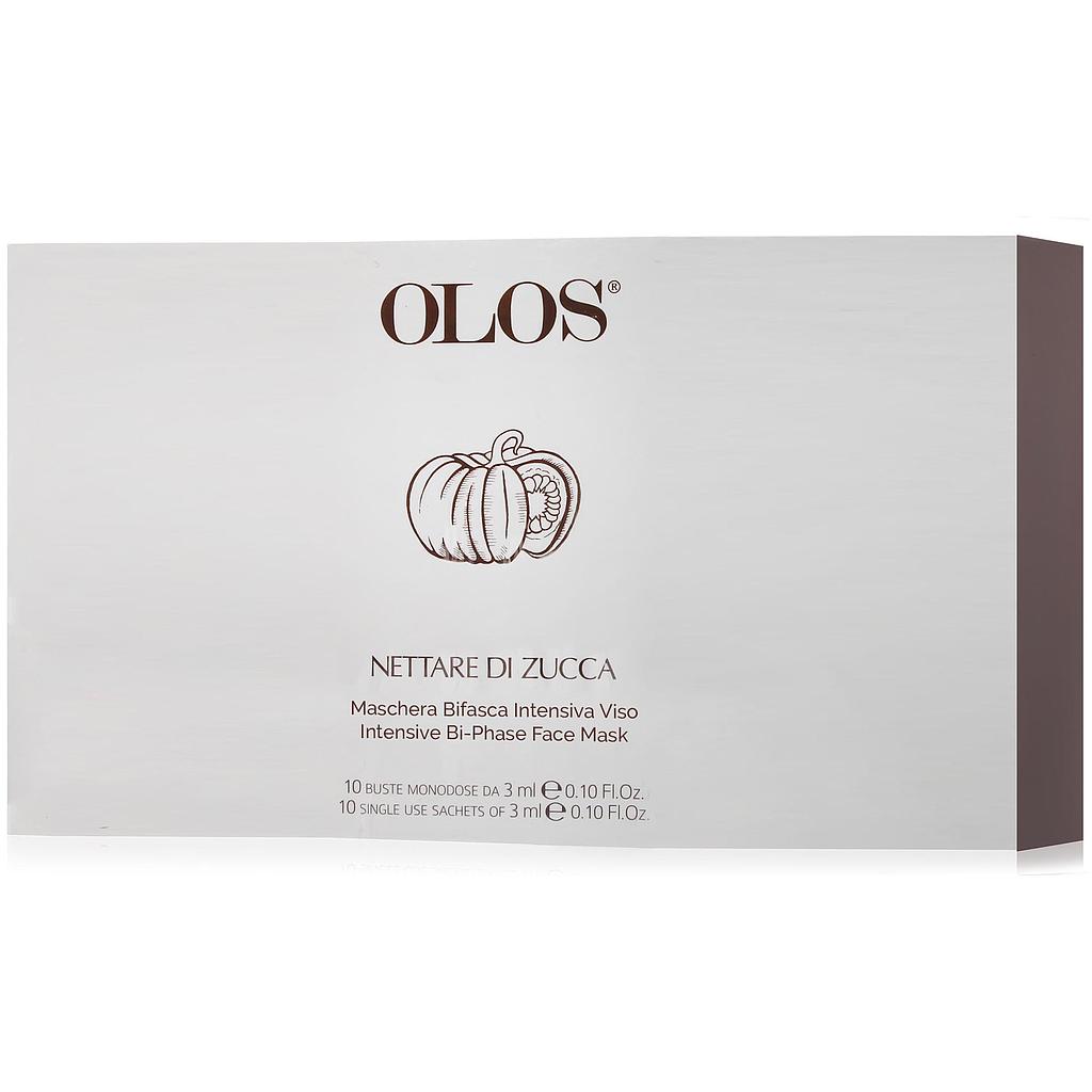 Olos Nettare di Zucca Maschera Bifasica Intensiva Viso