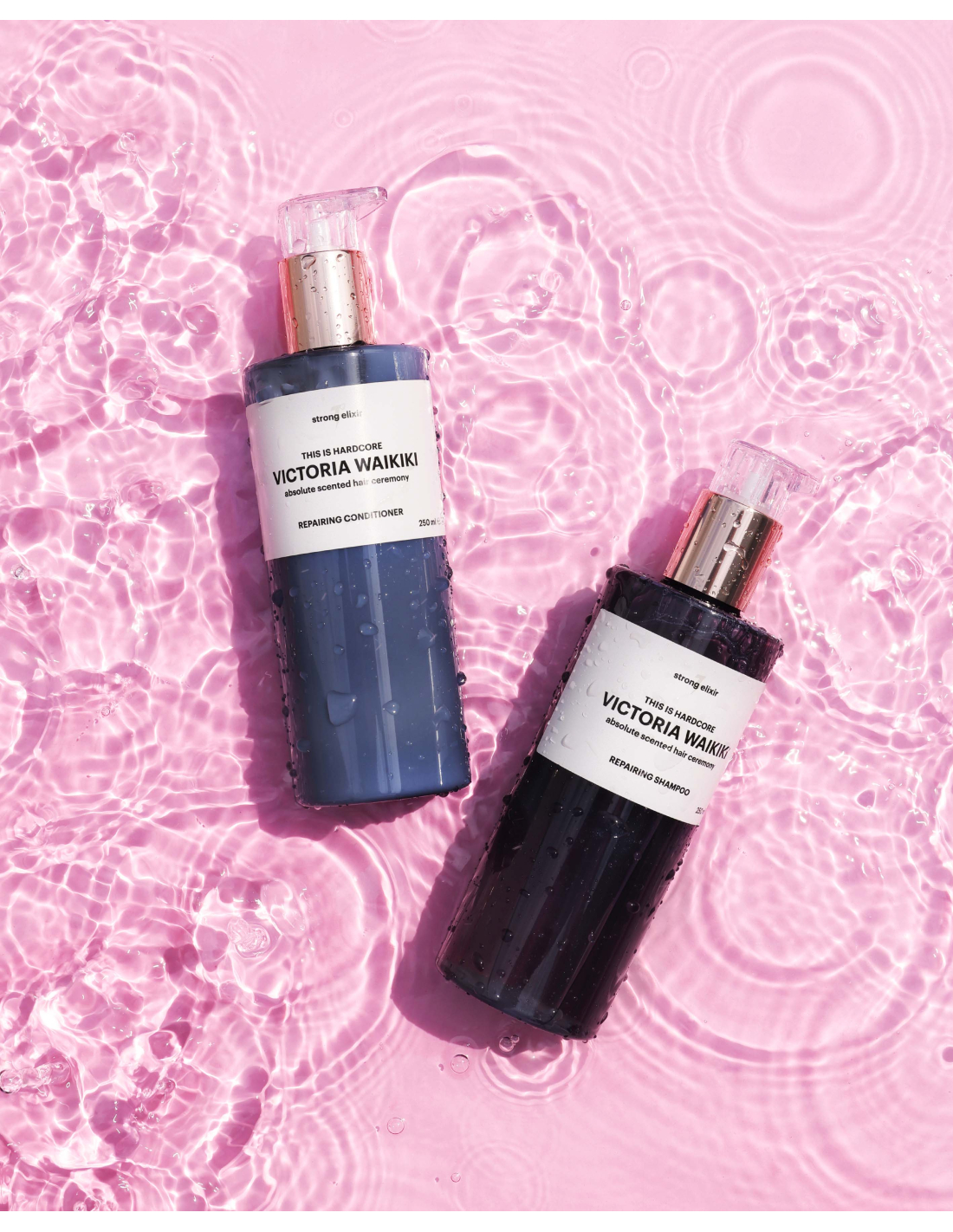 Victoria Waikiki This Is Hardcore Kit Strong Elixir Shampoo & Conditioner Ristrutturanti